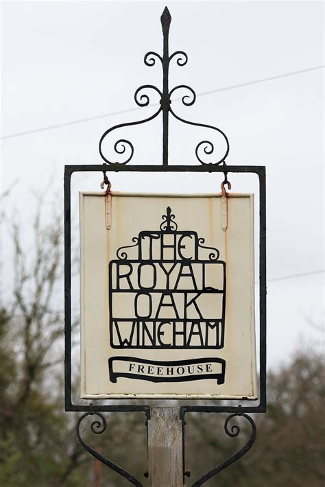 The Royal Oak Pub Sign Wineham West Sussex Uk David Seall Flickr