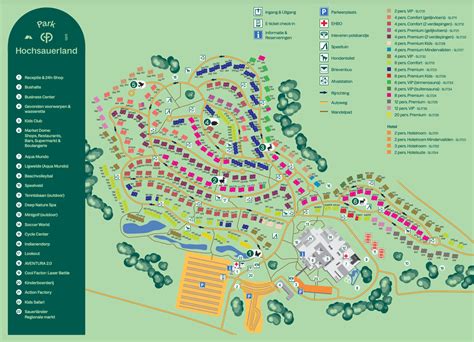 Center Parcs Park Hochsauerland Plattegrond Map Vakantieparken Tips