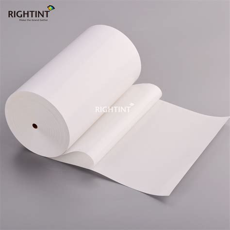 White Glassine Liner Strong Adhesive Rightint OEM Label Jumbo Roll