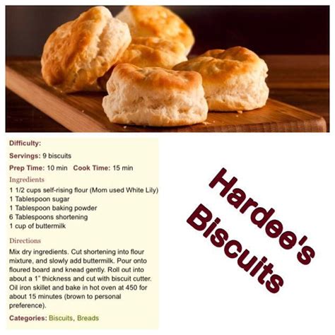 Hardees Biscuit Copycat Recipe - Banana-breads.com