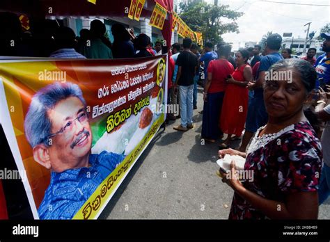 A Supporter Of Sri Lanka Podujana Peramuna Slpp Party Presidential