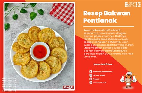 Resep Bakwan Pontianak PT HARSINDO OETAMA PERKASA