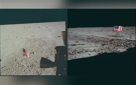 Moon landing conspiracies: Apollo expert reveals why US flag was 'flying' on the Moon | Science ...