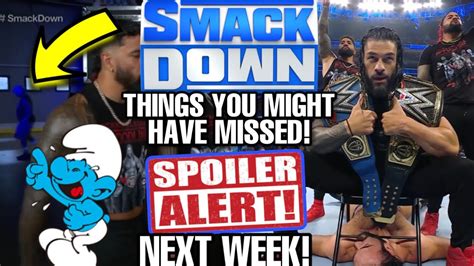 Things You Might Have Missed Wwe Smackdown Roman Reigns Destroys Drew