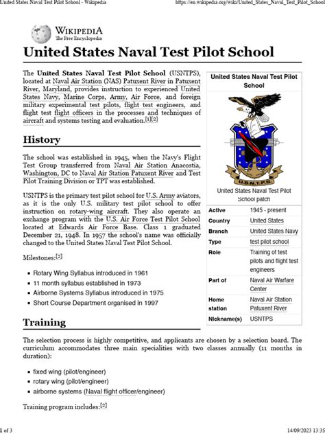 United States Naval Test Pilot School Pdf Military Forces Aircraft