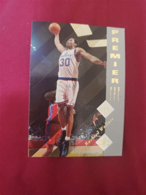 Rasheed Wallace Upper Deck Sp Premier Prospects Rookie Card No