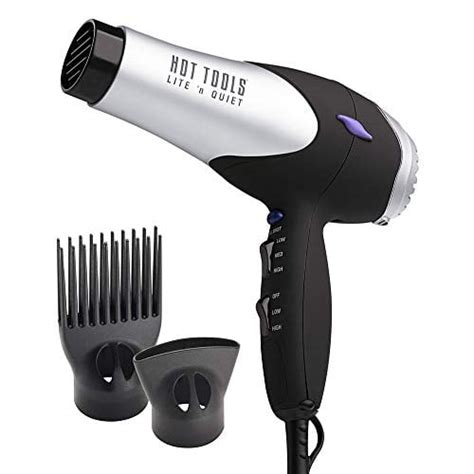 Hot Tools Professional 1069S 1600 Watt Professional Turbo Hair Dryer Silver Black Walmart Canada