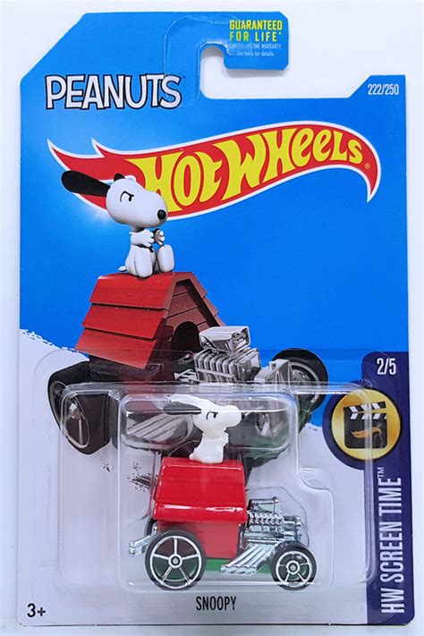 Машинка Hot Wheels Snoopy Screen Time Peanuts DHT Купить Недорого на