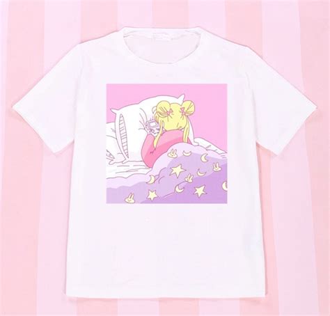 Otaku Sailor Moon Tee From Ocean Kawaii Aesthetic Shirts Kawaii