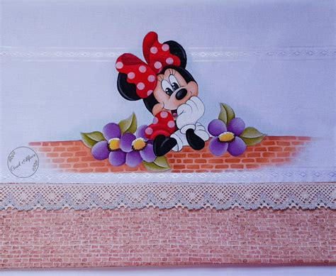 Disney Characters Fictional Characters Minnie Mouse Art Painting On