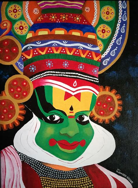 Kathakali Painting By Sayan Goswami Fine Art America