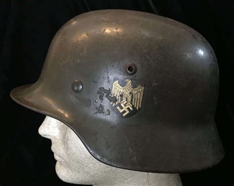 Wwii German Army M Single Decal Helmet Stahlhelm M