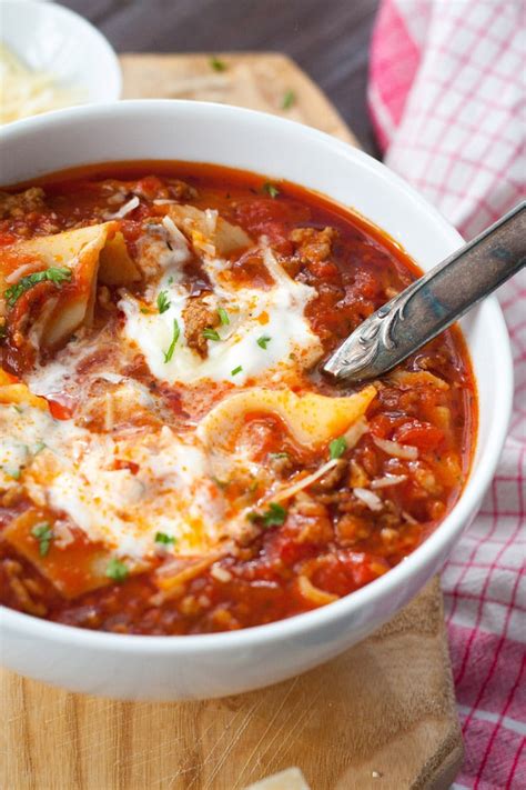 Lasagne Suppe So Geht S Kochkarussell