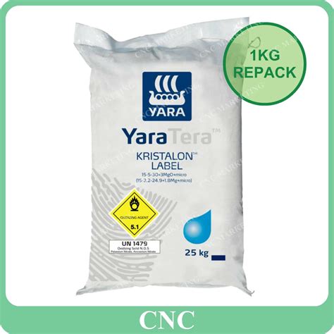 Repack Kg Yara Tera Kristalon White Label Yaratera Baja