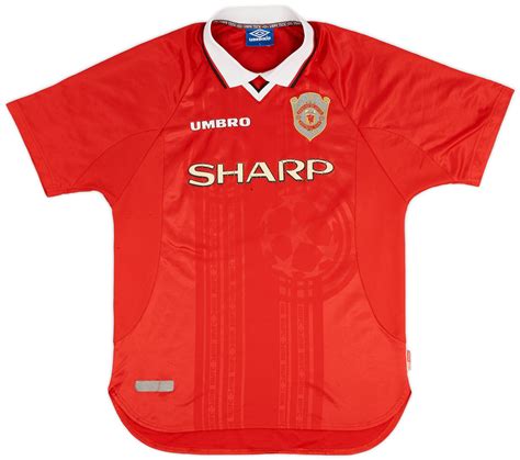 1997 00 Manchester United CL Shirt 4 10 L