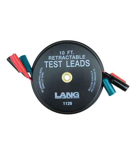 Lang Tools Retractable Electrical Test Lead Std Housing