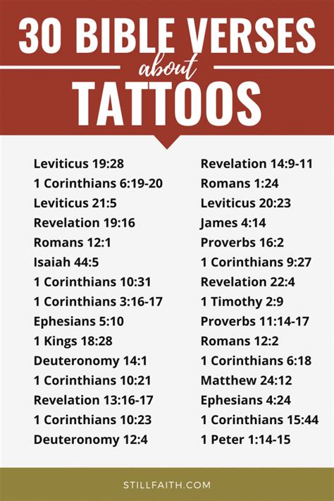 Bible Verses About Tattoos Kjv Churchgists