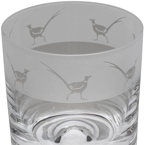 Animo Glass Whisky Tumbler Pheasant Ts Direct 2 U