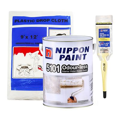 Nippon Paint 5101 Odour Less Interior Water Based Sealer White 1 Litre