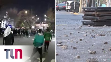 Violento enfrentamiento entre barras de Nueva Chicago así quedó el