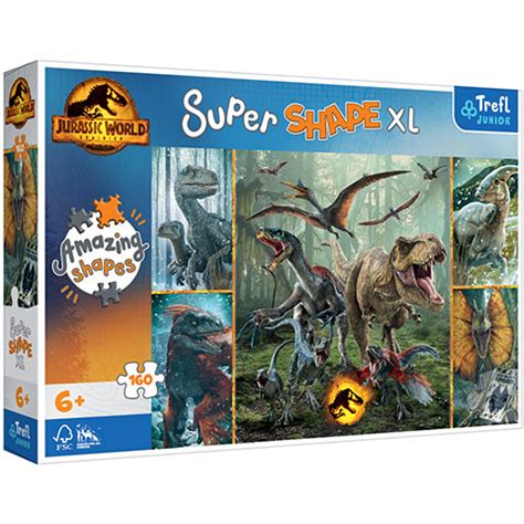 Jurassic World Szokatlan Dinoszauruszok 160db Os XL Puzzle Trefl