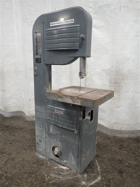 Used Rockwell Delta Vertical Band Saw Hgr Industrial Surplus