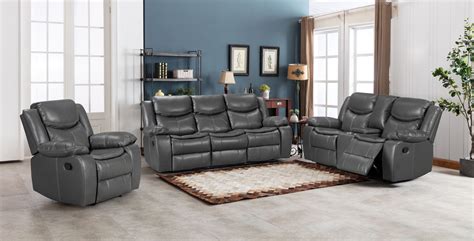 Reclining leather set - The Liquidator on sale