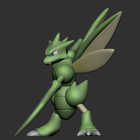 Scyther Evolution 3d Model 3d Printable Cgtrader