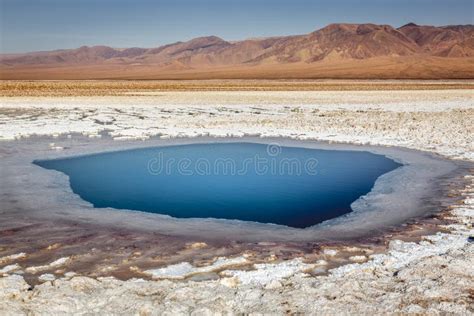 Salar De Atacama Paesaggio Vulcanico E Lago Salato Nel Deserto Di