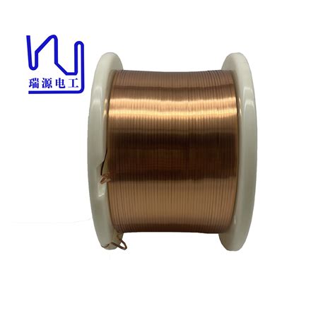 AIW220 2 0mm 0 15mm Enameled Flat Copper Wire High Temperature For Motor