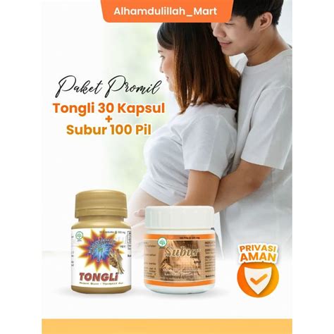 Jual Paket Promil Suami Istri Tongli Subur Paket Kesuburan Sperma Pria