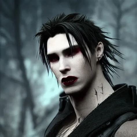 Vampire Male Haircut Photography Epic Photorealis Openart