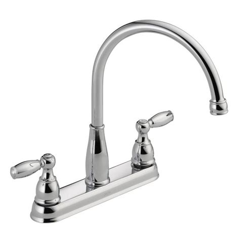 Delta Gooseneck Kitchen Faucet : Sanibel Lever-Handle Gooseneck Kitchen ...