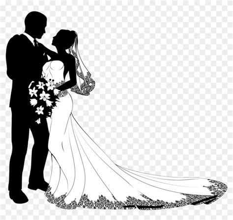 Bridegroom Wedding Clip Art Wedding Couples Sketch Free Transparent