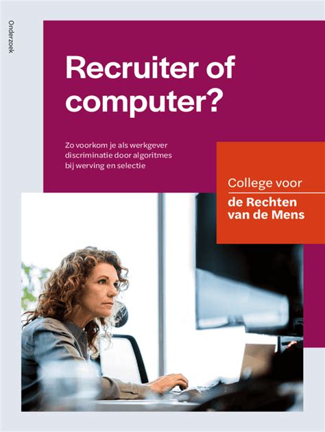 Invulbaar Online Recruiter Of Computer Zo Voorkom Je Als Werkgever