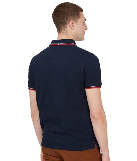 Ben Sherman Navy Signature Tipped Polo Shirt Modfellas Clothing