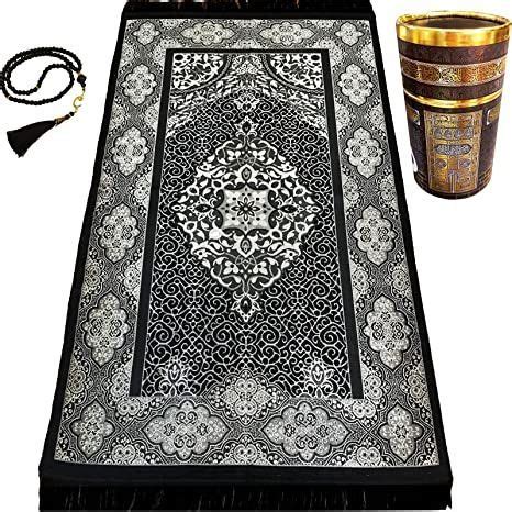 Prayeristan Muslim Prayer Rug with Gift Prayer Beads