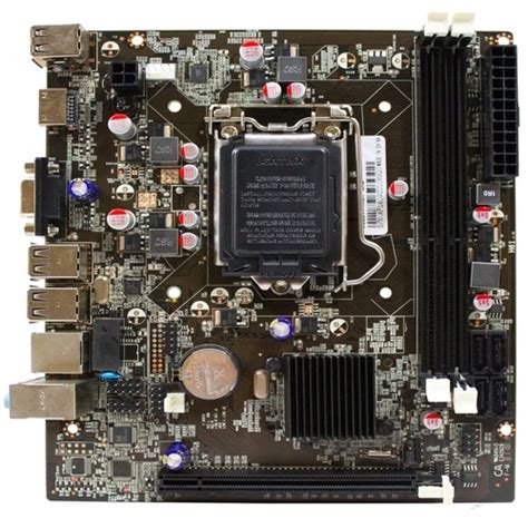 Placa Mãe Micro Atx Afox Ih61 Ma5 2ª E 3º Geração Lga 1155 Intel H61 Vga Hdmi Ddr3 Até 16gb