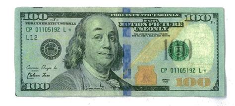 Fake 100 Dollar Bill Printable