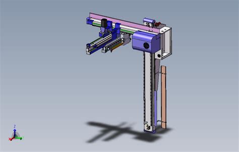 注塑机五轴机械手3d模型 Solidworks 2018 模型图纸下载 懒石网