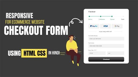 Checkout Form Using HTML CSS Forms In HTML CSS Payment Form Using