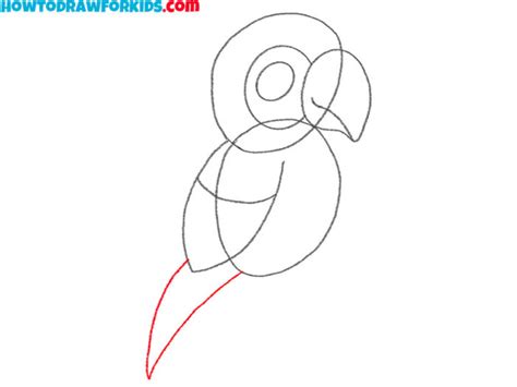 How To Draw A Macaw Easy Drawing Tutorial For Kids