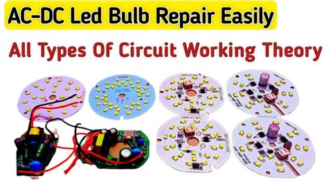 Ac Dc Inverter Led Bulb Repair Working Theory Circuit Explanation