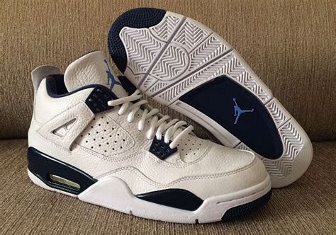 An Early Look At The Remastered Air Jordan 4 Retro Columbia Sole