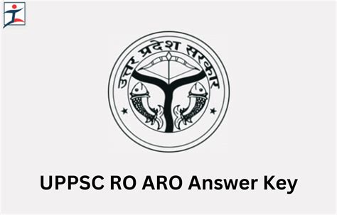 UPPSC RO ARO Answer Key 2024 Response Sheet PDF