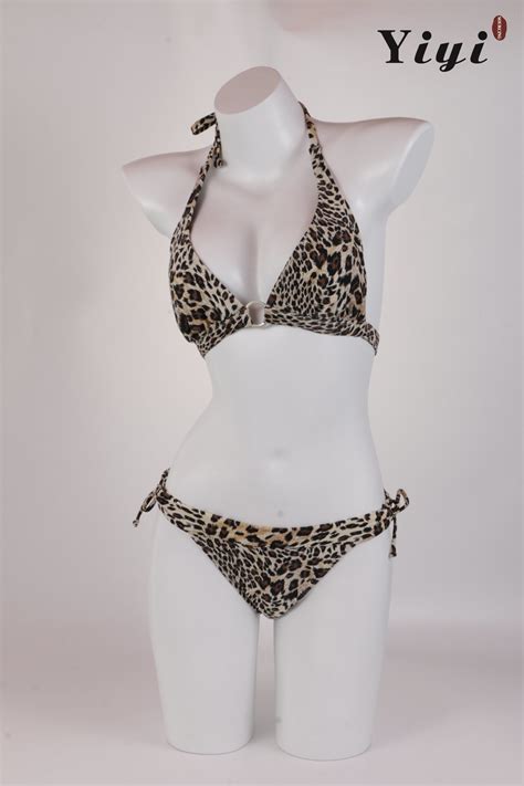 2022 Trend Design Sling Leopard Pattern Girls Swimsuit Two Piece Women S Sexy Bikini Swimwear