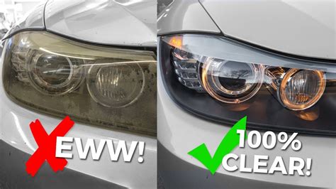 Crystal Clear 4 Simple Steps To Cleaning Inside Car Headlights