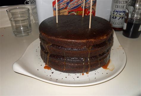 Salted Caramel Six Layer Chocolate Birthday Cake Pies And Puggles