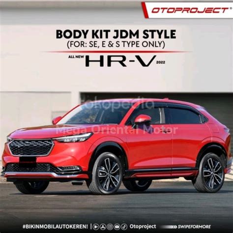 Jual Body Kit Glossy Black Style Otoproject All New Hrv Rs