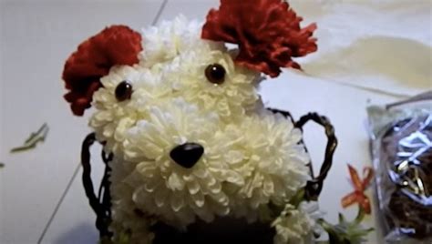 How To Make An Adorable Puppy Flower Bouquet